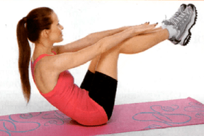 практыкаванні для пахудання жывата