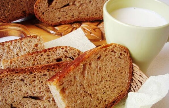 чорны хлеб з кефірам у складзе японскай дыеце
